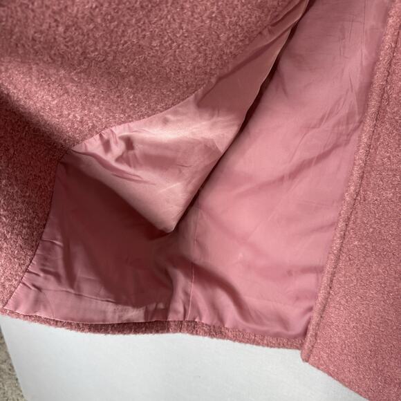 Primark x Rita Ora Womens Jacket S Pink Bounce Double Breasted Coat Long Line - Picture 4 of 15